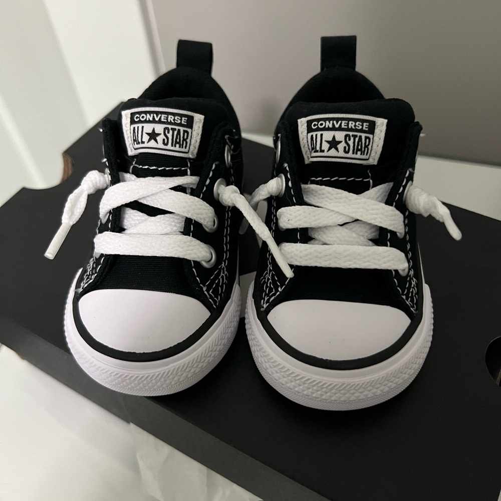 Converse Black and White Chuck Taylor Sneakers